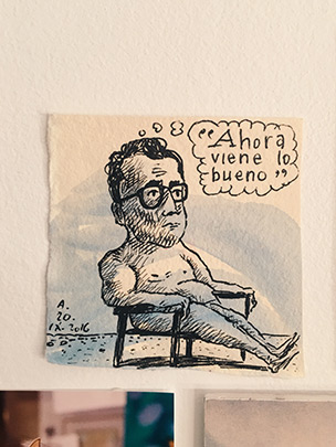  ANDREU BUENAFUENTE _ optimismo en el camerino 
