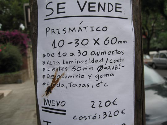  ANDREU BUENAFUENTE _ se vende prismático 