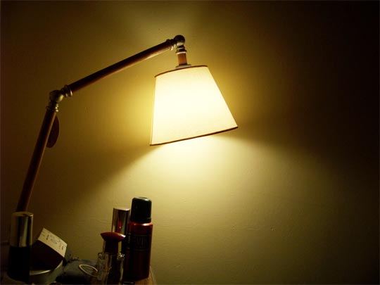  EUGENIO CASTELLI [Rosario-Argentina] _ cosméticos tomando lámpara 