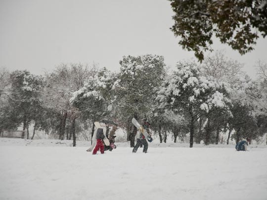  NEUS MANTEIGA [Sabadell-Barcelona] _ snow en sabadell 