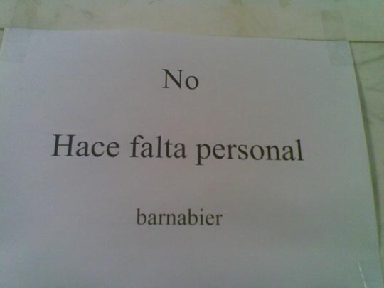  ANA SANCHEZ _ cartel en paro 