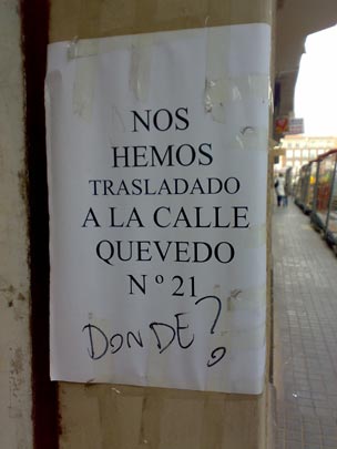  BERTO ROMERO _ a la calle quevedo nº 21 