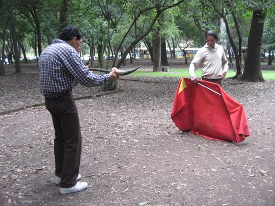  JON SISTIAGA _ aprendices de torero en un parque de méxico 