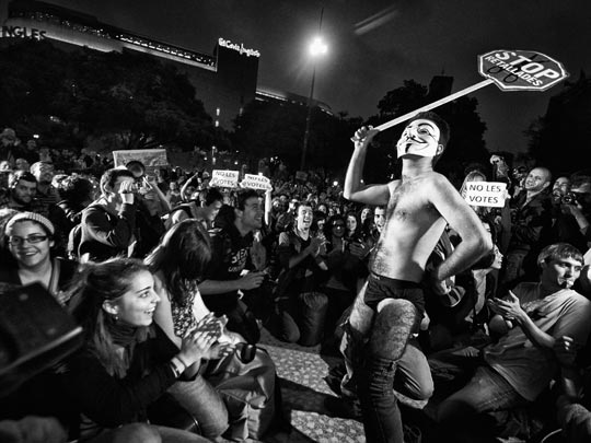  MARCELO AURELIO _ acampada, barcelona 