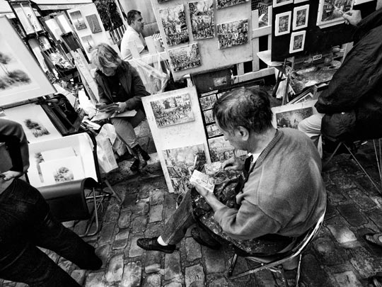  MARCELO AURELIO _ place du tertre, montmartre 