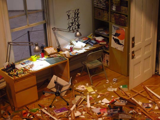  MIKEL URMENETA _ maqueta de mi estudio 